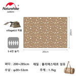 tapis camping imperméable tissu toile beige motif floral moderne durable humide résistantextérieur pique nique