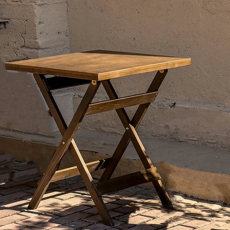 table pliante bois moderne minimaliste scandinave rétro nostalgie salon balconDecoration maison