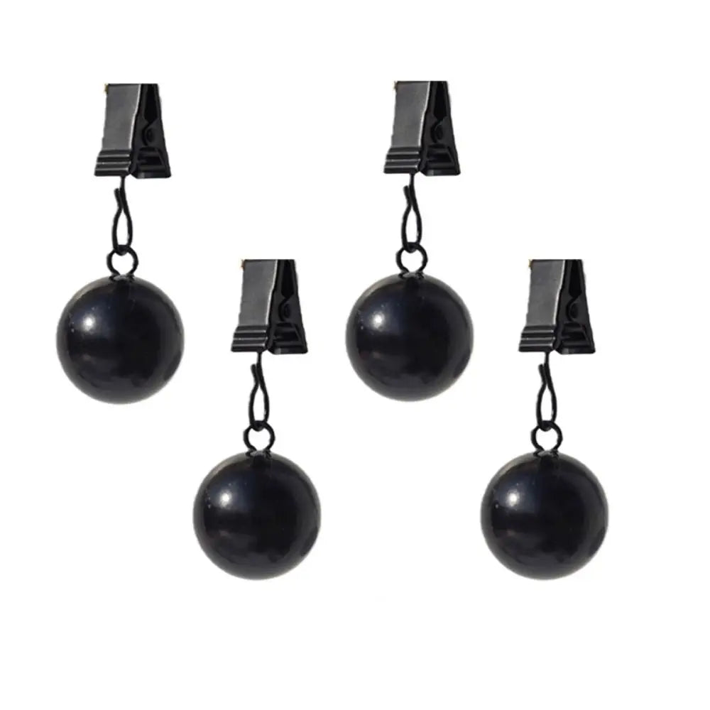 clips nappes noirs ronds brillants texturés modernes simples 5.7cm 2.2cm 6cm 2.5cm clips boule