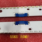 bande led blanc moderne réutilisable sans câble fixations invisibles connecteur bleu aluminium