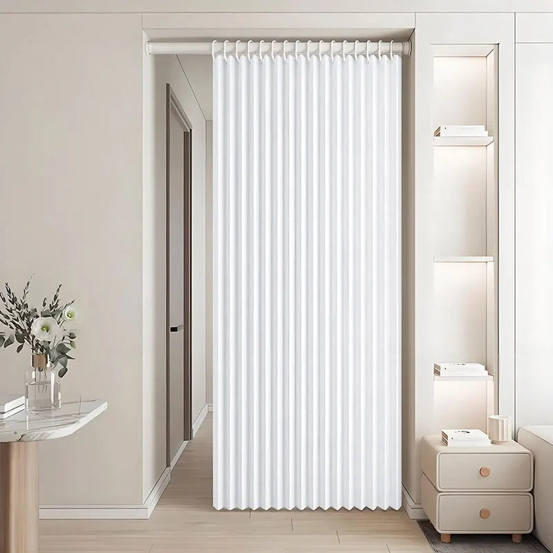 rideau plissé rayures horizontales beige gris noir blanc moderne opacité