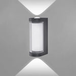 lampe murale moderne led noir blanc éclairage haut bas cuisine chambre salon étude entree