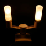 adaptateur lampe e27 blanc moderne base lumiere plastique fixations invisibles deux pieces