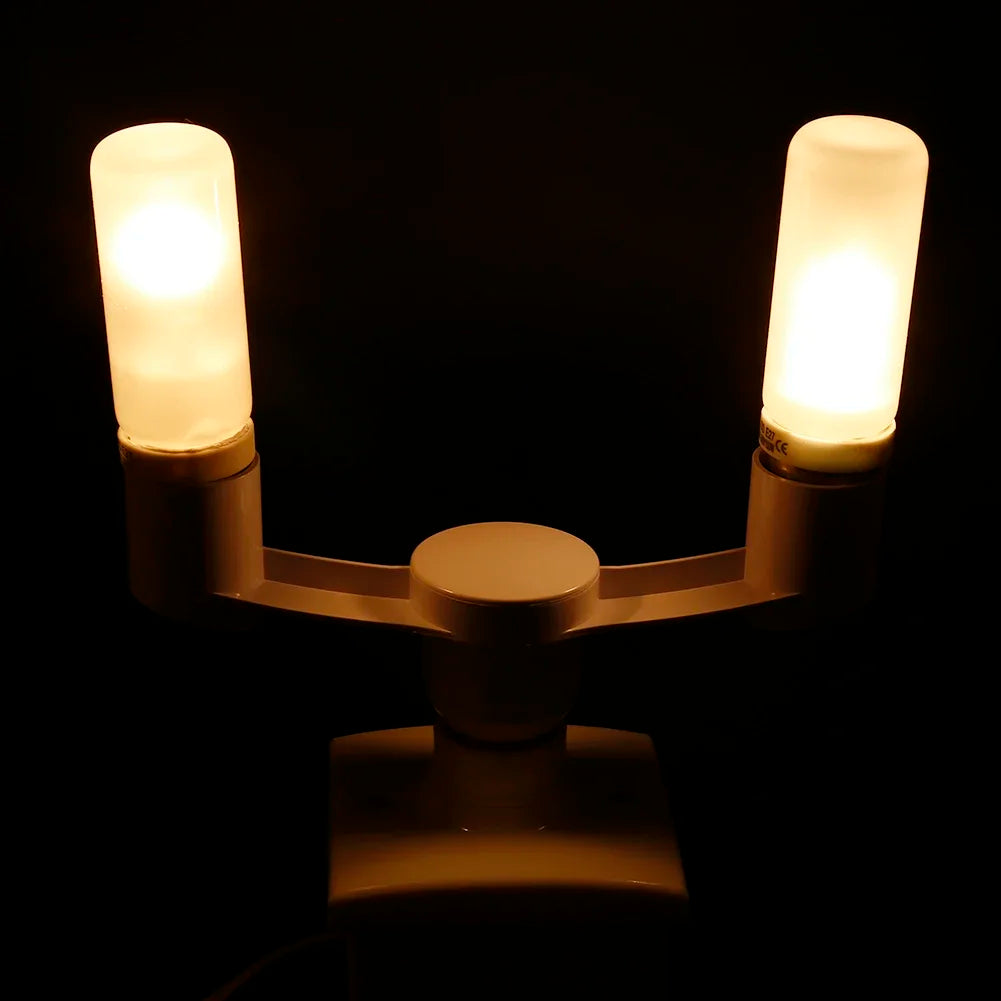 adaptateur lampe e27 blanc moderne base lumiere plastique fixations invisibles deux pieces