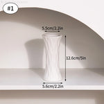 vases céramique blancs minimalistes simples décoratifs hydroponiques fleurs séchées nhà cửa