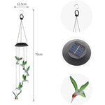 mobile lumineux solaire multicolores translucides moderne extérieur jardin park cour