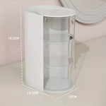 organisateur accessoires coiffure transparent blanc rose noir moderne elastiques pinces brosse cosmétiques rangement