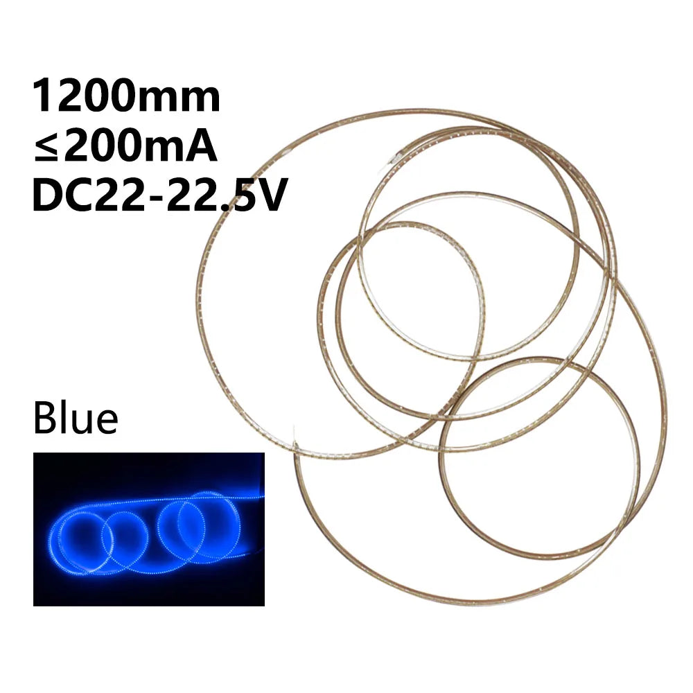 filament led flexible 1200mm vert clair orange gris moderne 600lm 24v