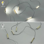 éclairage led kit lego blanc noir lumière chaude froide modules connecteurs usb câble fils