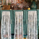 applique murale bois massif sculptée fleurs classique baroque décoration maison beige clair