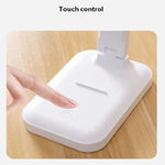lampe pliable moderne rechargeable 6000mAh blanc ABS flux lumineux 2000 82000 interrupteur tactile ans