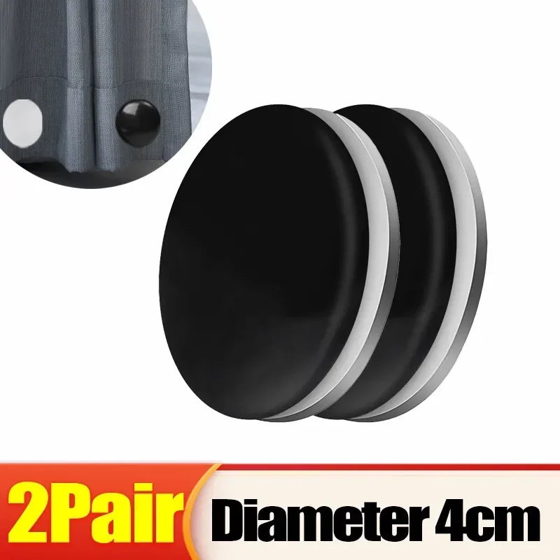 poids magnétiques rideau douche blanc noir ronds lisses adhésifs modernes 10 paires