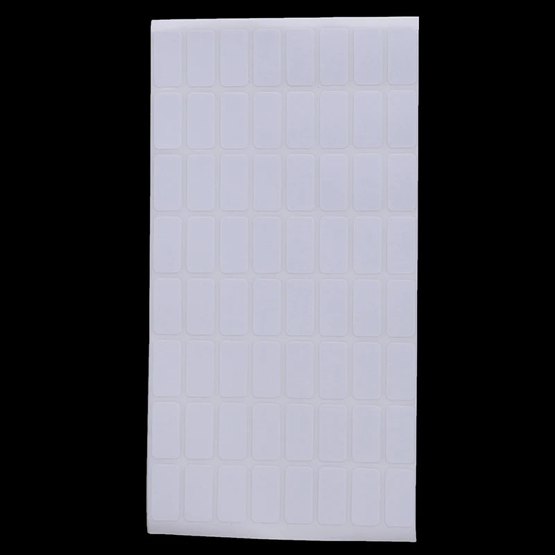 étiquettes adhésives blancs rectangulaires inscriptibles adhésifs précision papier manuscrits 10 feuilles 10x20mm