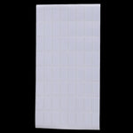 étiquettes adhésives blancs rectangulaires inscriptibles adhésifs précision papier manuscrits 10 feuilles 10x20mm