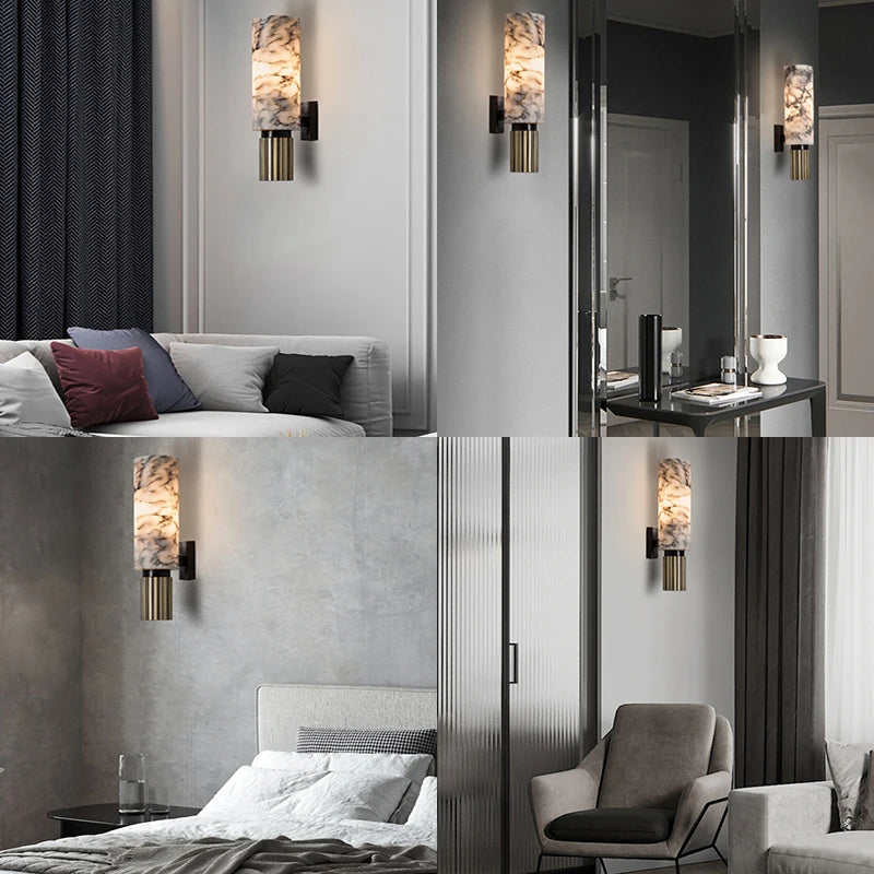Éclairage LED blanc chaud de l'applique murale en intérieur