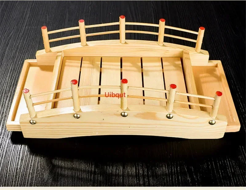 plateau sushi bois moderne bateau sushi assiettes sashimi