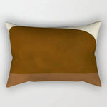 taie d'oreiller rectangulaire polyester motif géométrique moderne lit enfant 30x50cm opaque beige