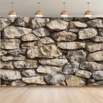 papier peint mur rustique pierres naturelles beige gris anniversaire mariage baptêmeextérieurintérieur