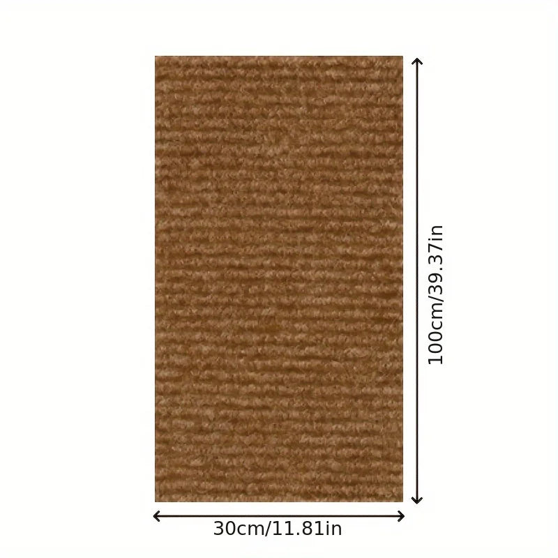 tapis auto adhésif chat texture tissée gris moderne 30cm 100cm fixé meuble durable