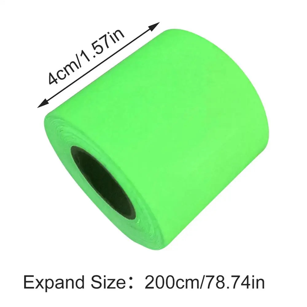 ruban lumineux auto adhésif vert fluo sécurité décoration maison nuit urgence brillant moderne fixations