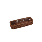 panier marron tressé traditionnel rangement décoration maison pique nique stockage fruits gâteaux
