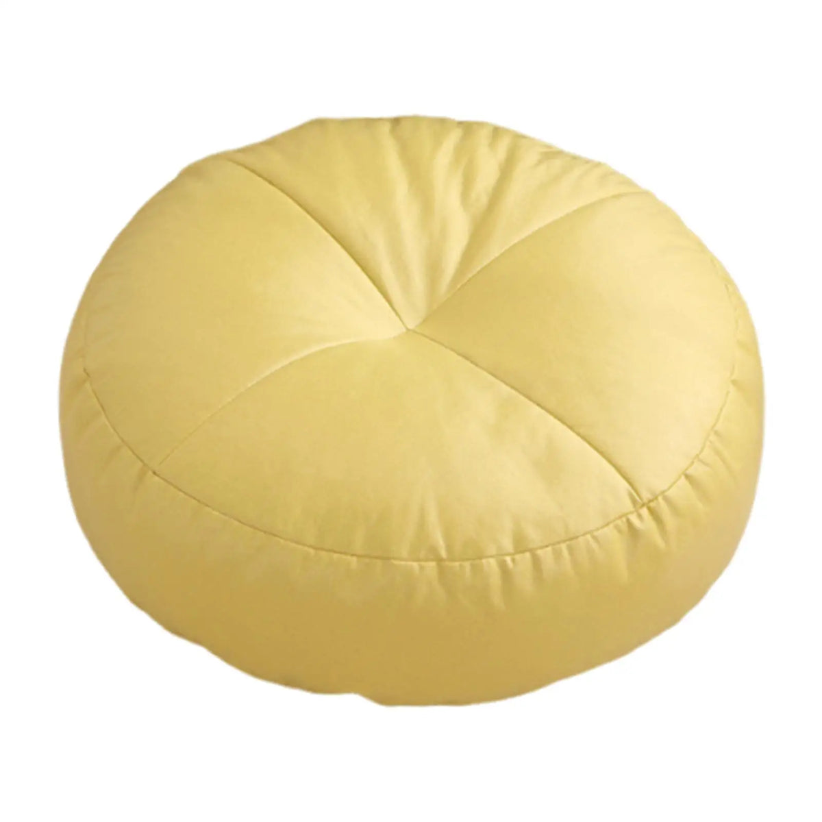 coussin sol moderne orange blanc gris jaune mousse imperméable tatami meditation salon