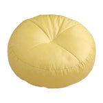 coussin sol moderne orange blanc gris jaune mousse imperméable tatami meditation salon