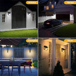 lampe solaire murale ip65 e27 moderne transparent abs pc