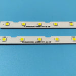 bande led adhésive blanc bleu moderne 38 led 540 mm connecteur aluminium