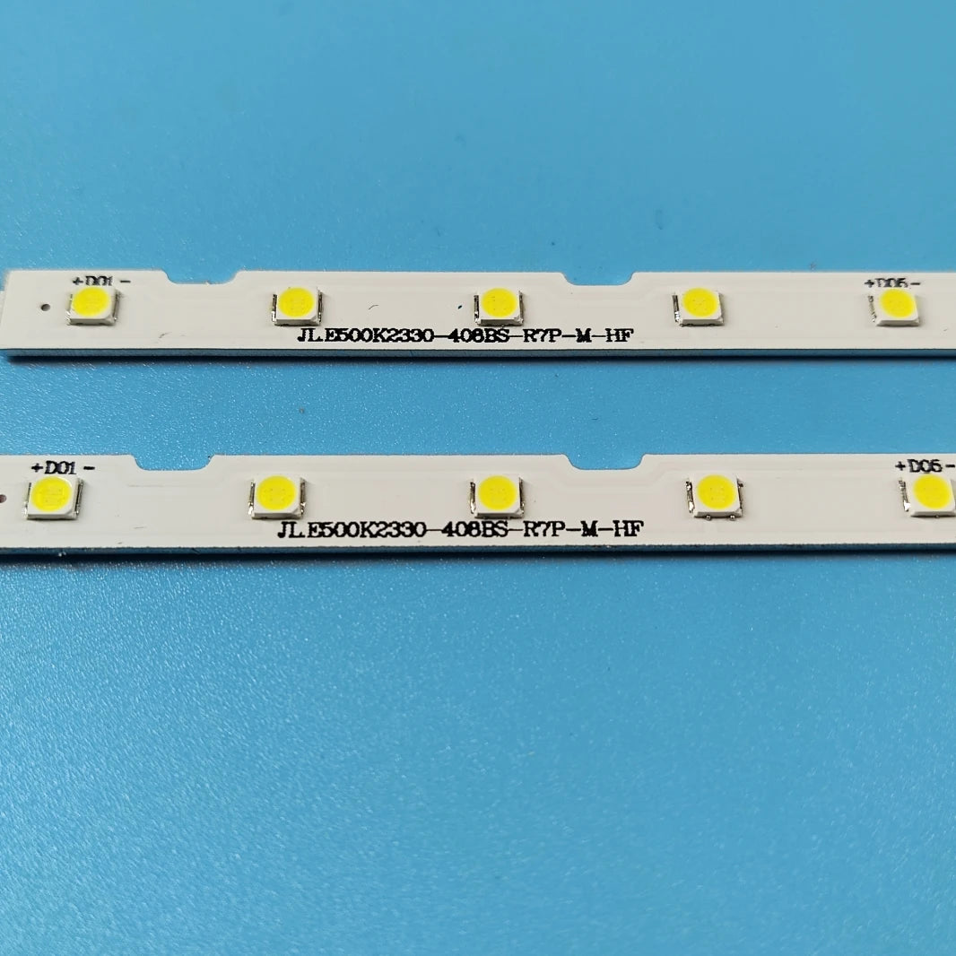 bande led adhésive blanc bleu moderne 38 led 540 mm connecteur aluminium