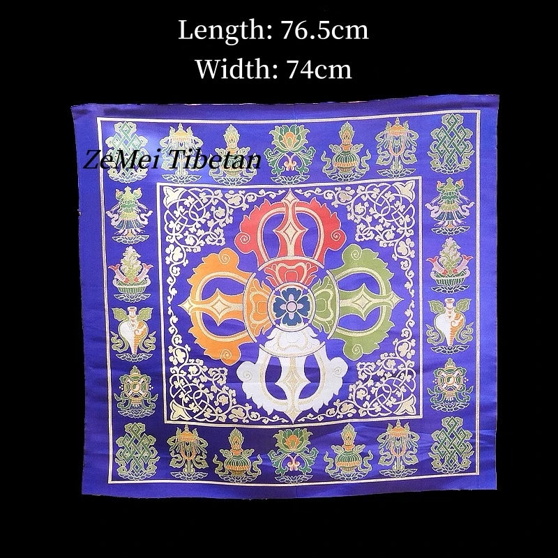 écharpe ethnique motifs floraux couleurs vives texture satinée traditionnelle 100x100cm