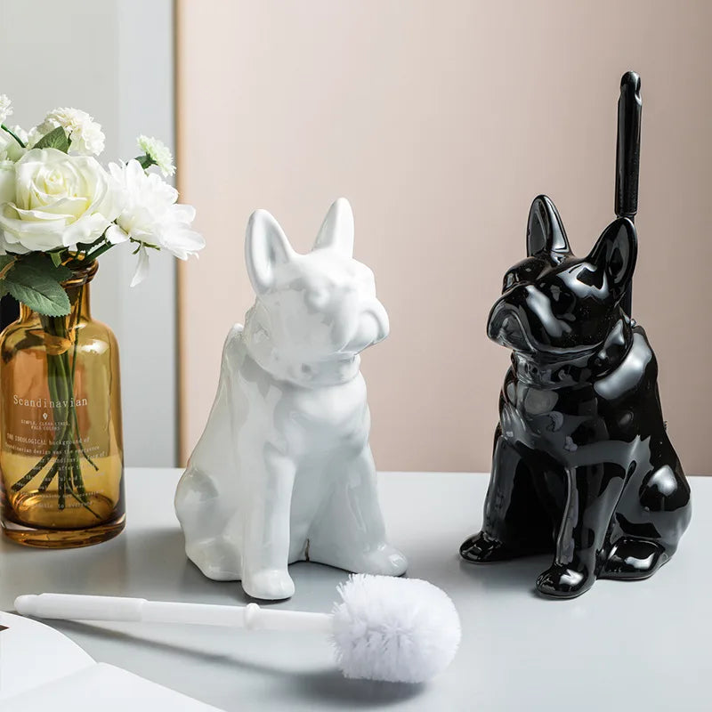 Base céramique brosse toilette chien Shapi