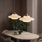 suspension lumineuse moderne blanche dorée pierre verre translucide câble 150cm ampoule E27