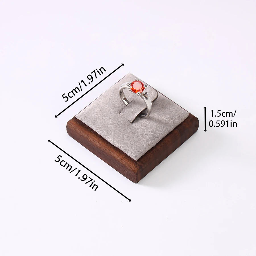 présentoir bagues velours blanc vert gris marron clips classique rangement portable commercial