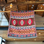 tapis boho chic couverture plaid portable géométrique floral aztèque printemps automne jaune marron bleuclair