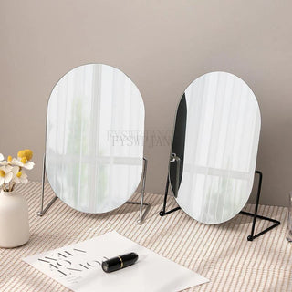miroir table moderne rangement plateau argenté noir or