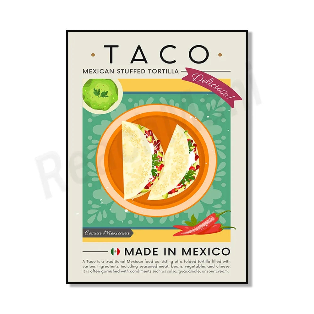 Une délicieuse tortilla mexicaine fourrée garnie d'ingrédients variés comme de la viande assaisonnée, des haricots, des légumes et du fromage.