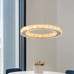 suspension lumineuse moderne dorée strass transparente chaînes chambre salon 90 260V 2000 82000lm