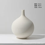 vases céramique blancs rayures horizontales modernes fleurs artificielles