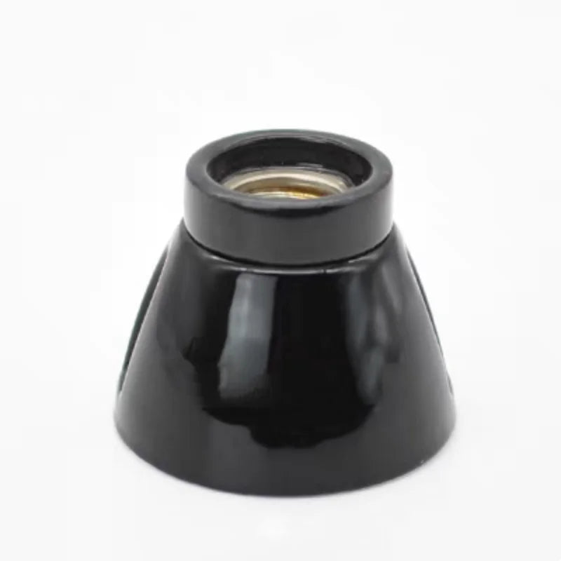 supports lampe céramique moderne blanc noir crème eyelets fixes haute temperature