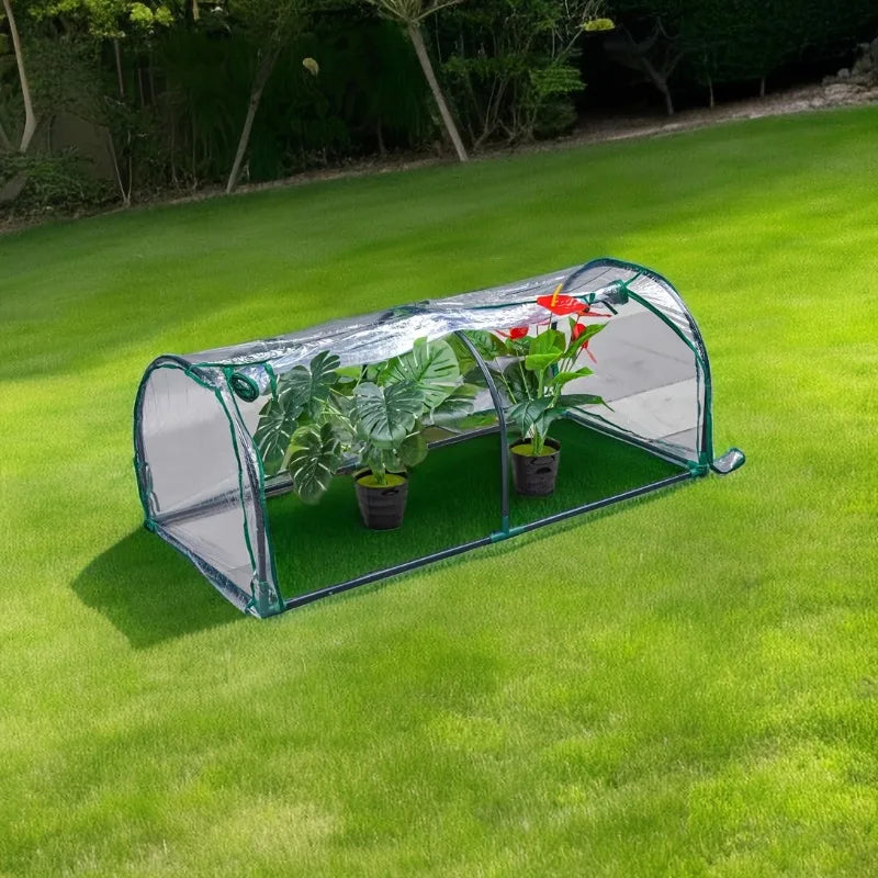 serre jardin transparente moderne plantes fleurs utilisation extérieure intérieure double arc triangle single arc