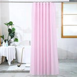 rideau douche gris moderne 180x180cm anneaux respectueux environnement
