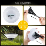 lumière solaire led moderne autoadhésive extérieure blanc ip65 12vacs 4pcs 8pcs