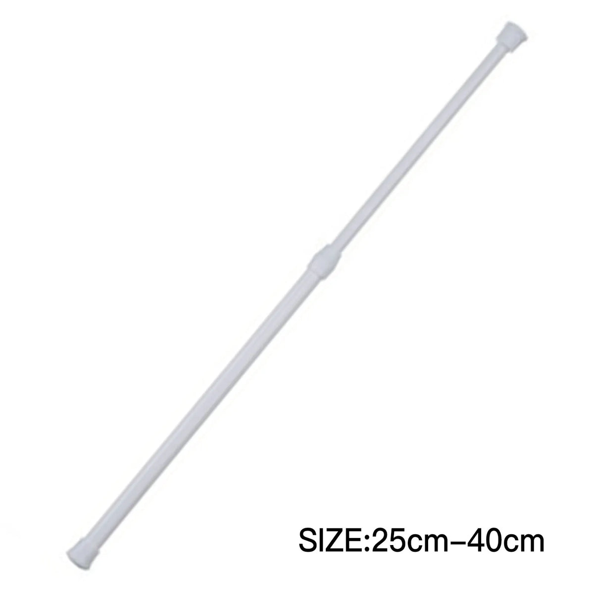 tiges rideau acier modernes 30 50cm 40 70cm 55 90cm blanc noir