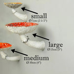 Comparaison des tailles S, M et L de l'étagère champignon