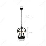 lustre suspendu industriel noir ampoules filament table rustique moderne chambre salon
