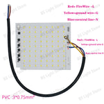 Panneau led blanc 100w 150w 200w lumiere ac220v cables couleur modernes