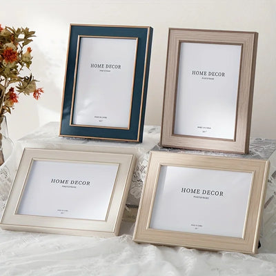 Cadre photo personnalisé style nordique 7 pouces bord rond