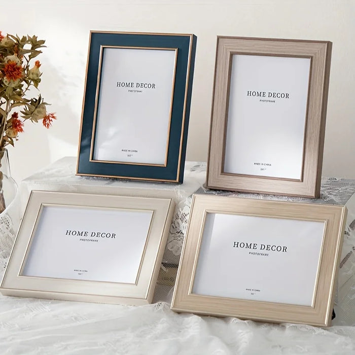 Cadre photo personnalisé style nordique 7 pouces bord rond