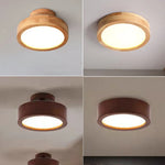 lampes plafonniers modernes minimalistes bois clair foncé éclairage led blanc chaud chambre salon salle